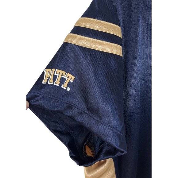 Pittsburgh Panthers Womens Shirt Blue Gold NCAA Knights Apparel for Her Sz Large - Picture 6 of 9